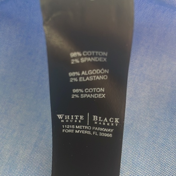 NWT White House Black Market button down shirt size 6 - Picture 4 of 10